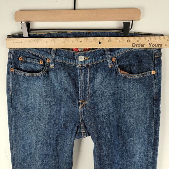 LUCKY BRAND Women's Size 34-35x32 Boot Cut Flare Jeans Mid-Rise Ol' Midtown - Picture 7 of 12